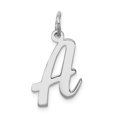 thumbnail image 1 of 925 Sterling Silver Dainty Letter A Initial Name Monogram Necklace Charm Pendant, 1 of 8