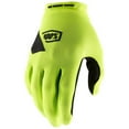 thumbnail image 2 of 100% Ridecamp Gloves - Flourescent Yellow/Black, Full Finger, Women's, Small, 2 of 2