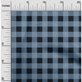 thumbnail image 1 of oneOone Cotton Cambric Fabric Gingham Check Print Fabric By The Yard 56 Inch Wide, 1 of 4