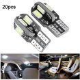 thumbnail image 2 of Light Bulb  Lamp Bulb Car Accessory 20pcs 8LED Car Side  Light Bulb For Canbus T10 194 168 W5W 5730, 2 of 8