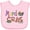 AD-Pink, variant on Inktastic Argyle Mardi Gras Boys or Girls Baby Bib