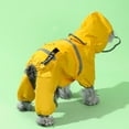 thumbnail image 2 of AJZIOJIRO Dog Puppy Raincoat Adjustable Reflective Hooded Long Pet Raincoat Premium Dog Clothes for Rain Outdoor Walking, 2 of 6