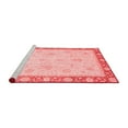 thumbnail image 2 of Ahgly Company Machine Washable Indoor Square Abstract Red Modern Area Rugs, 8' Square, 2 of 4