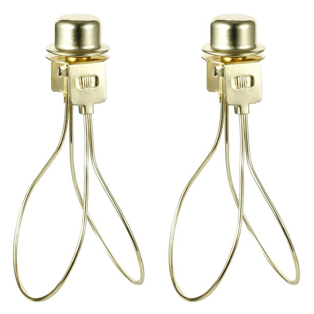 2Pack Lamp Shade Light Bulb Clip Adapter with Shade Attaching