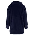 thumbnail image 5 of CEHVOM Femmes Hiver Chaud Solide Hiver Allongé Peluche Manches Longues, 5 of 5