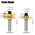thumbnail image 1 of Professional 3-Teeth T-Type Woodworking Jointer Cutter with 8-Handle Grip - Export-Quality Flooring & Plywood Cutting Tool, Durable Material for Precise, Smooth Cuts, Easy to Use for Beginners & Pros, 1 of 6