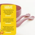 thumbnail image 6 of Muqee Peeko Toddler Weaning Tableware Set Pink for Girls with Suction Tray 3 Piece Set, 6 of 10
