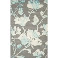 thumbnail image 1 of Safavieh Dip Dyed Grey Contemporary Rug - 6' x 9', 1 of 2