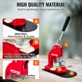 thumbnail image 4 of VEVOR Button Maker Machine, 32 mm (1.25 inch) Badge Punch Press Kit, Children DIY Gifts Pin Maker, Button Making Supplies with 500pcs Button Parts & Circle Cutter & Magic Book, 4 of 9