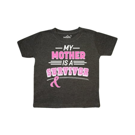 

Inktastic My Mother is a Survivor Breast Cancer Awareness Gift Toddler Boy or Toddler Girl T-Shirt