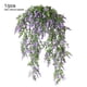 thumbnail image 1 of Guirnalda de lavanda artificial simulación floral vid oficina en casa plástico flor falsa ratán, púrpura Eigraketly HA8324-01B, 1 of 6