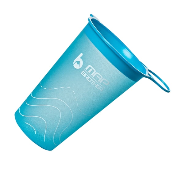 Naiovety Copa de competición para correr, tazas para exteriores, botella de agua plegable y portátil, paquete de hidratación para correr, Ropa Deportiva, Zapatos bebe azul