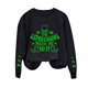 thumbnail image 4 of Herrnalise - Sudadera con estampado de trébol del Día de San Patricio para mujer, sudadera con trébol irlandés, suéter holgado de manga larga, prepárate para la grandeza por menos, 4 of 4