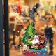thumbnail image 5 of Gwong Decoración hogareña Árbol de Navidad Santa Snowflake Elk Wall Window Etiqueta Etiqueta decoración de la fiesta de Navidad Gwong 21029212, 5 of 7