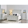 thumbnail image 6 of Pemberly Row Traditional 77"W Wood Queen Bed in White Finish, 6 of 6