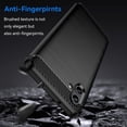 thumbnail image 5 of CoverON For Samsung Galaxy A04 Phone Case, Slim Lightweight TPU Minimal Cover Carbon Fiber, Black, 5 of 7