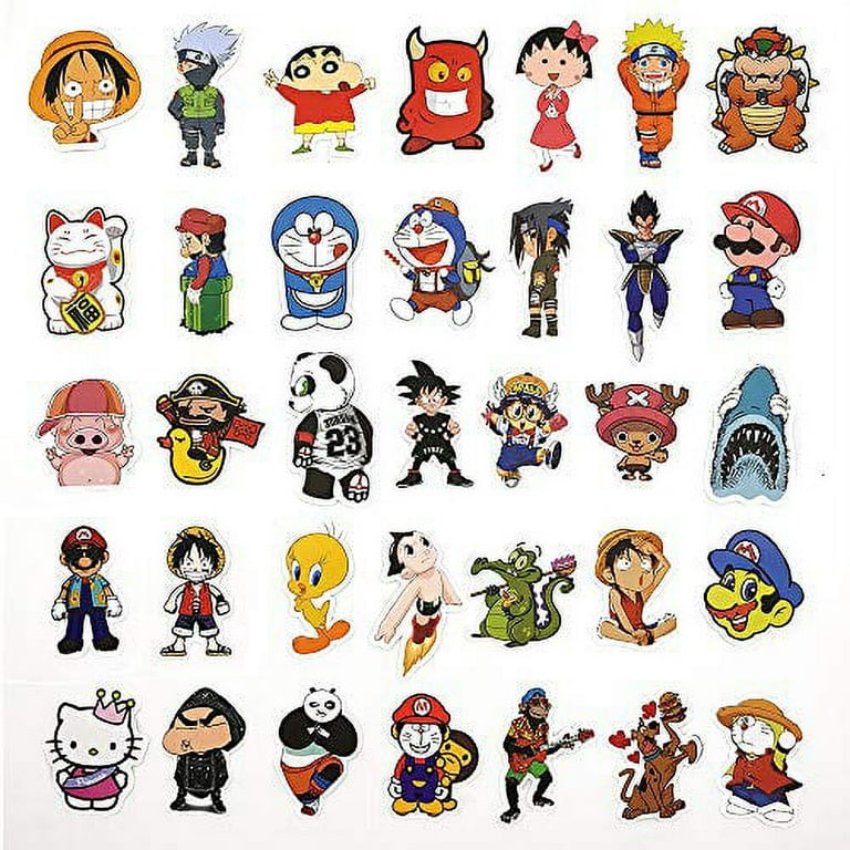 Aesthetic Anime Stickers,Cartoon Stickers for Hydro Flash,Water