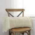 thumbnail image 5 of Rizzy Home 20" x 20" Poly Filled Pillow with Woven Cotton Cover-Natural, 5 of 5