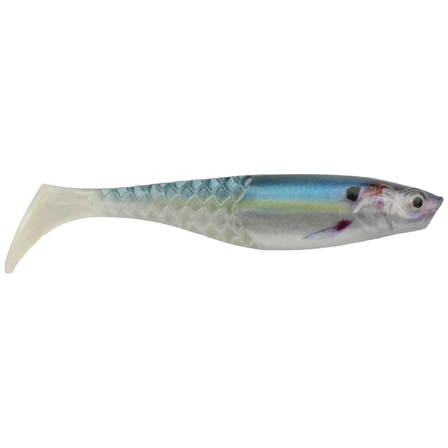 Berkley PowerBait® Paddlin' PowerStinger, 4.25 in, Swimbaits - Paddle Tail, HD Bluegill (5-count)