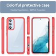 thumbnail image 6 of Case for Samsung Galaxy A54 5G Phone Case Slim Dropproof [Defend from Drop/Scratch/Slip/Fingerprint] Clear Acrylic Hard Back Soft TPU Bumper Hybrid Phone Cover for Samsung Galaxy A54 5G-Red, 6 of 16
