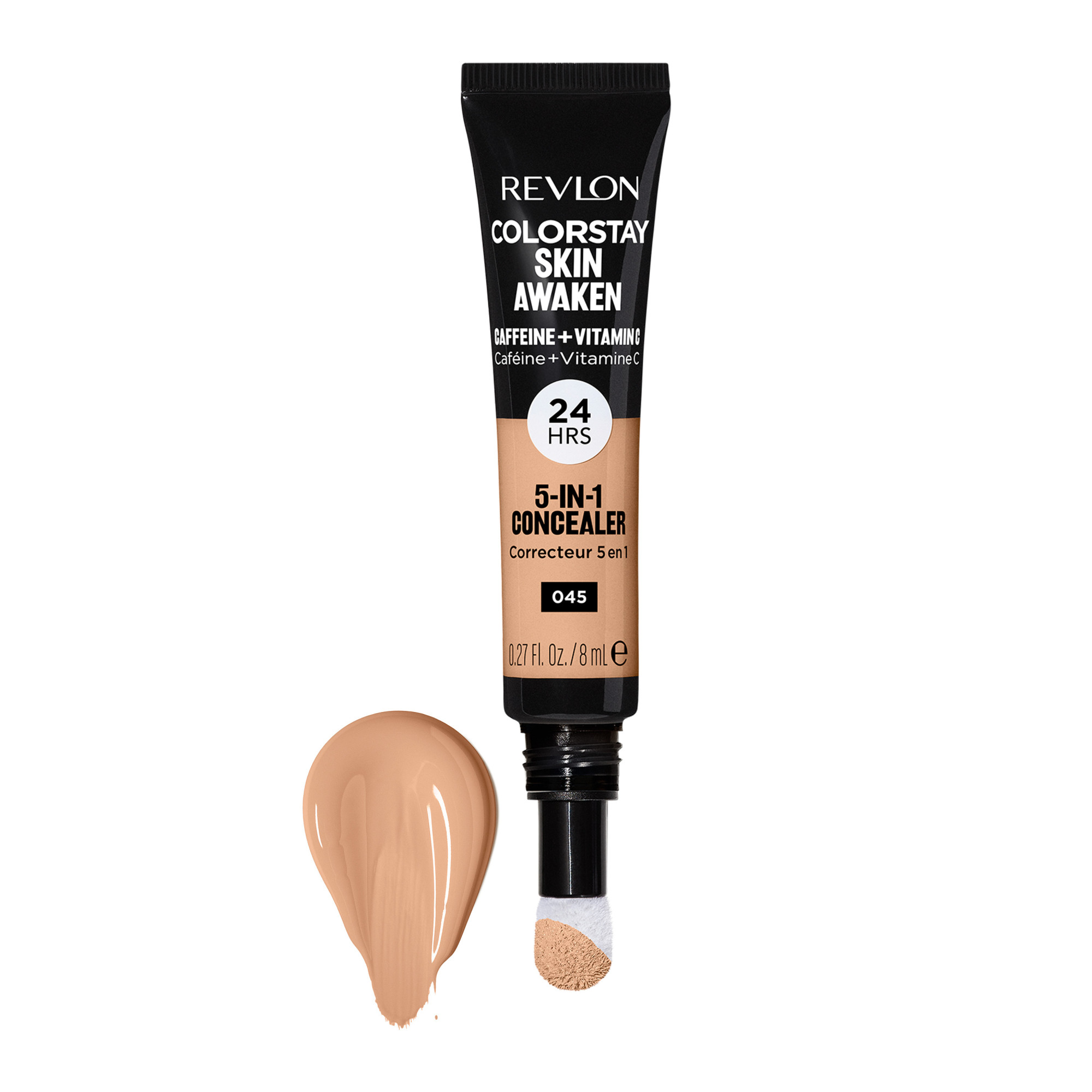 Revlon ColorStay Skin Awaken Cream Concealer Makeup, Longwear, 045 Honey, 0.27 fl oz - image 4 of 10
