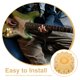 thumbnail image 3 of Houderco 5Ud Perillas Volumen Para Guitarra Eléctrica Plástico Exclusivo Amarillo Top Hat, 3 of 6