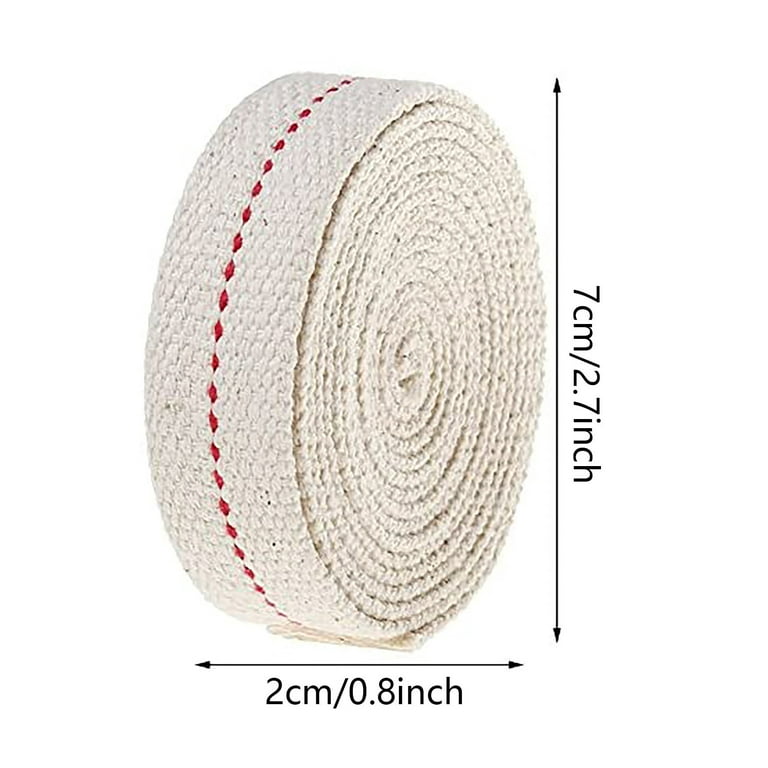 Flat Cotton Wick Foot Length Wick For Oil Lamps and Lanterns Lamp Wick,1M 