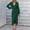 Green, variant on AXXD Black Dresses For Women V-Neck Mom Patchwork Sweater Dresses For Women 2022 Warm Long Sleeve Knee-High Slim Dress For Rollback
