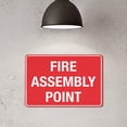 thumbnail image 4 of Fire Assembly Point Sign 12 X 8 Inch Metal Sign, Rustproof Aluminum, Multicolor, 4 of 8