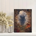 thumbnail image 2 of Qisvanset 12x16 Inch Victorian Ginger Cat with Vintage Key Canvas Painting Wall Art, 2 of 5