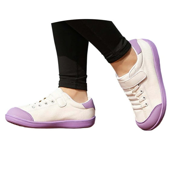 Gyexs Slip on Sneakers Boys Baby Tennis Shoes Sportswear Toddler Tennis Shoes Girl Sportswear Girls Slip on Sneakers Purple