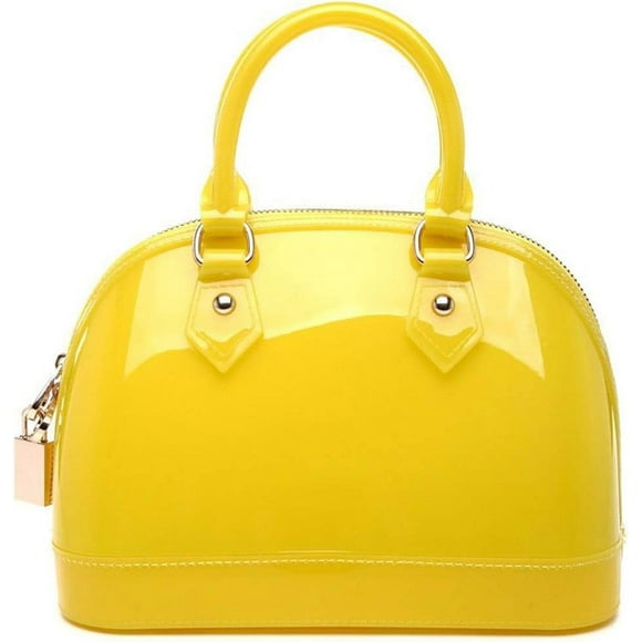 Ladyu2019s Candy Color Jelly Handbag Satchel Tote Shell Bag Crossbody Shoulder Bag Top Handle Bags