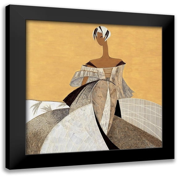 Loesch, Elisabeth 12x12 Black Modern Framed Museum Art Print Titled - Elisabeth