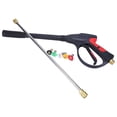 thumbnail image 1 of Limpiador de alta presión, pistola rociadora de 1/2" BSP, herramienta de lavado con 5 boquillas, máximo 4000 PSI, 1 of 14