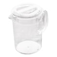 thumbnail image 1 of Boisson d'Eau avec Poignée et Couvercle pour Jus Maison et Thé Glacé, Transparente, 1,5 L, 1 of 8