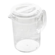 Colcolo Acrylic Drink Beverage Serving Dispenser Jar with Lid - Clear, 1.5L