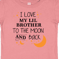 thumbnail image 4 of Inktastic I Love My Lil Brother to the Moon and Back Boys or Girls Baby T-Shirt, 4 of 5