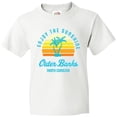 thumbnail image 3 of Inktastic Summer Enjoy the Sunshine Outer Banks North Carolina in Blue Youth T-Shirt, 3 of 5