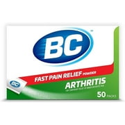 BC Powder Arthritis Pain Reliever, Aspirin Dissolve Packs, 50 Count Powder Packets