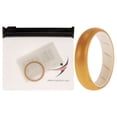thumbnail image 1 of Anillo de boda BR sólido de silicona - Blanco-Oro de ROQ para mujer - Anillo de 9 mm, 1 of 1