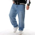 Free Shipping! Ruiatoo Baggy Jeans for Men Classic Relaxed Fit Vintage
