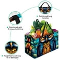 thumbnail image 3 of Owl Collapsible Foldable Storage Bin with Large Capacity, Oxford Cloth Reusable Shopping Bags, and Beach Bag Combo, 3 of 7