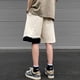 thumbnail image 4 of Pantalones cortos Y2K rotos de verano para hombre, pantalones cortos cargo casuales americanos, bermudas con cordón de estilo hip hop, pantalones cortos holgados de moda retro para gimnasio, 4 of 5