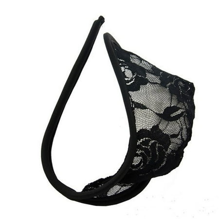 

DENGDENG Womens T-back See Through Panties Sexy Floral Underwear Lace G-String Thongs for Women