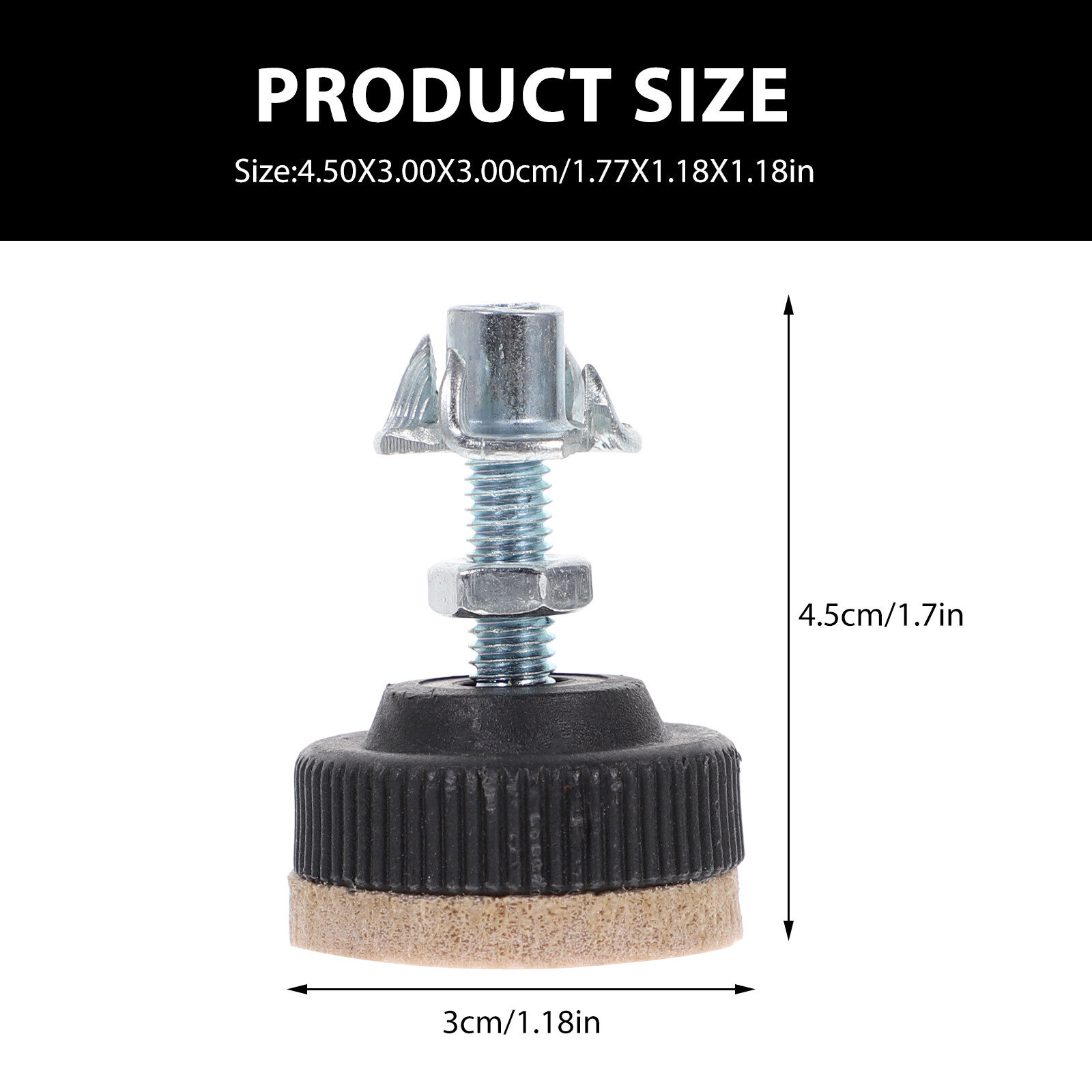 8pcs Table Levelers Adjustable Chair Levelers Heavy Duty Furniture