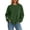 Army Green, variant on Gealkoca Womens Long Sleeve Oversized T Shirts Basic Tees Crewneck Workout Tops Comfortable Solid Color Top Women's Casual Workout Gym Athletic Top