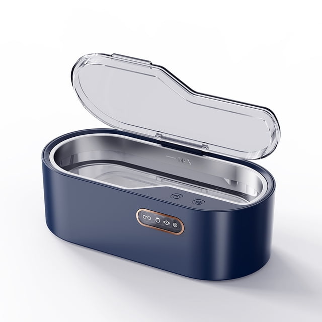 Limpiador ultrasónico, tina ultrasónica de 450 ml y 45 KHz, limpiador ultrasónico con 5 modos de limpieza, función táctil, para limpiar joyas, relojes, L