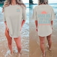 thumbnail image 2 of Puliio T Shirt Beach Oversized Graphic Tees For Women Vintage Baggy Shirts Summer Cotton Vacation Tops, 2 of 6