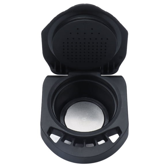 Coffee Capsule Cup, Fine Filtration Function Black Reusable Coffee Capsule for Restaurant for Dolce Gusto for Kitchens
