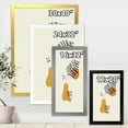thumbnail image 4 of Designart 'Abstract Shapes Botanical Minimalist Leaf' Modern Framed Art Print, 4 of 4
